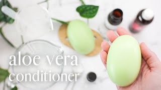 DIY how to make aloe vera conditioner bars | hydrating + moisturizing