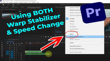 Using Warp Stabilizer and Speed together in Premiere Pro