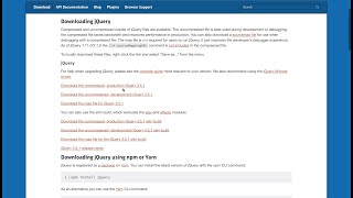 Lecture 7 Part 1 - Download jQuery to run without internet on localhost