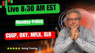 Charts & Targets Live Tuesday: Money-Making Setups on CSGP, OXY, NFLX, and SLB