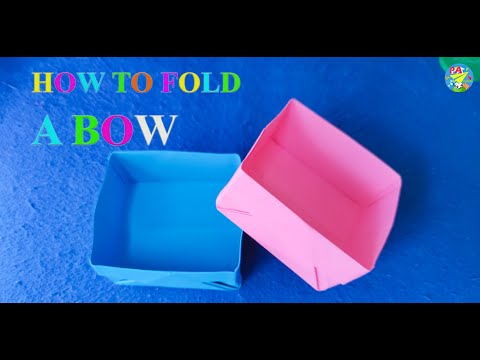 Video Cách gấp cái thúng giấy|Xếp giấy Origami - youtube