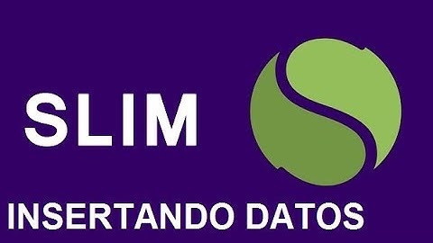 SLIM | Método POST (Insertar registros).