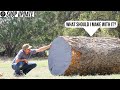 Giant Sycamore Log // A Closer Look at How I Build Beds // Texas Inspired Table