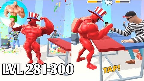 Muscle Rush  | Level 281-300 Gameplay Walkthrough Part 15 (Android, iOS)