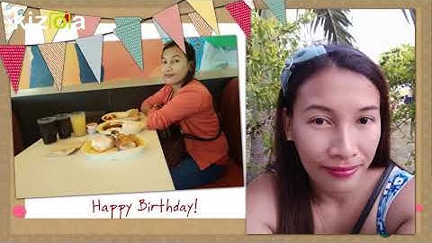 Kizoa Movie - Video - Slideshow Maker: happy happy birthday langga