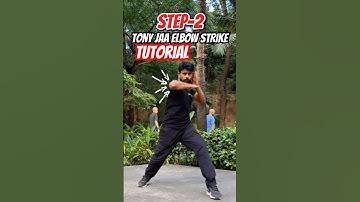 Tony Jaa elbow strike tutorial 🥋💥#tonyjaa #elbowstrike #trending #viral #muaythai #shorts #ufc