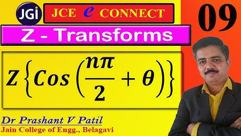 Z Transforms of 𝑪𝒐𝒔(𝒏𝝅/𝟐+𝜽) || 18mat31 || Dr Prashant Patil