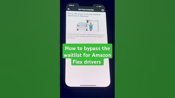 How to bypass the waitlist for Amazon Flex drivers #amazonflex #waitlist #sparkdriver #gigeconomy