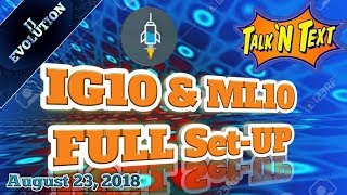 TuTOrial: IG10 & ML10 Full Set-UP 08/23/18 screenshot 3