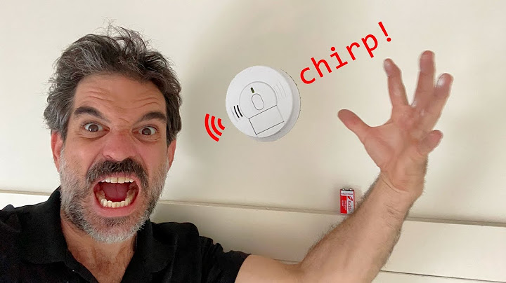 How to stop fire alarm from beeping after changing battery