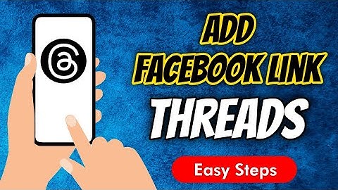 How To Add Facebook Account Link in Threads, an Instagram App
