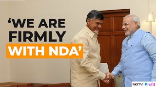 WATCH: Chandrababu Naidu Affirms Support For NDA & PM Modi