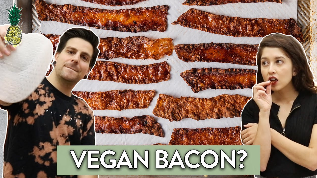 Мы попробовали приготовить веганский бекон с помощью рисовой бумаги 🥓