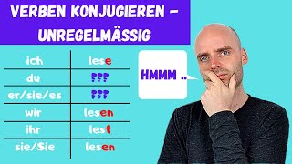 Verben konjugieren - unregelmäßig | Learn German | Deutsch lernen