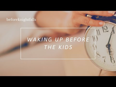 ASMR: waking up before the kids