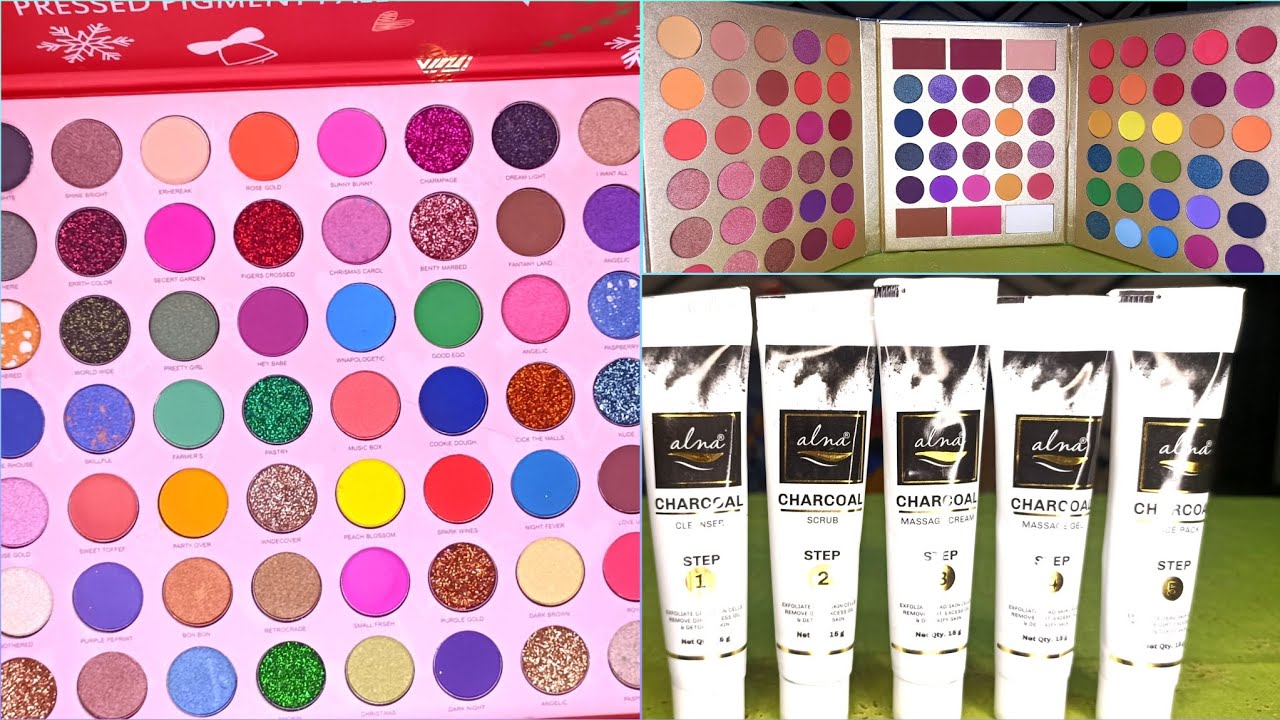 two eyeshadow unboxing review video