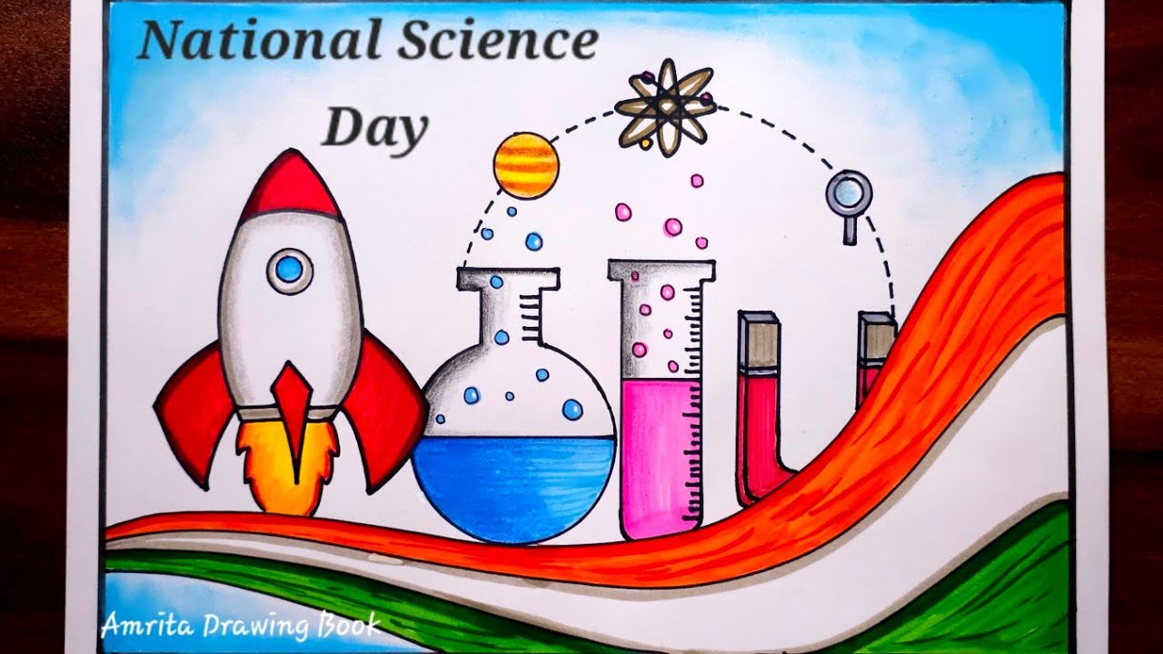 National Technology Day Drawing | Easy Drawings