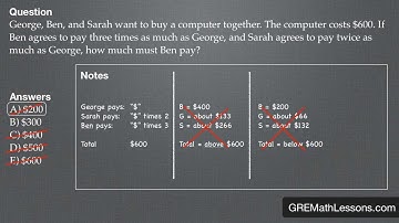 GRE Math Lesson #1: How To Answer Questions Without Math