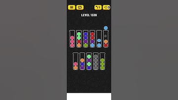 Ball sort puzzle level 1336 #ballsortpuzzleanswer #ballsortpuzzlewalkthrough #ballsortpuzzle