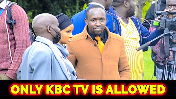 DRAMA - STATESHOUSE DENIED CITIZEN TV ,KTN ,K24 JOURNALIST ENTRY