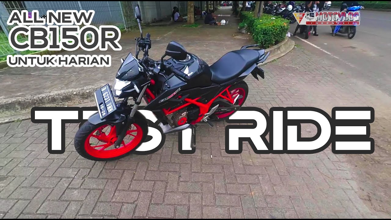 TEST RIDE - ALL NEW HONDA CB150R STREETFIRE | Motovlog Indonesia
