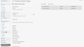 Easy Post Types WordPress Plugin:  Create