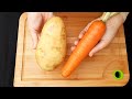 Légumes Râpées ‼️ Prenez une Pomme de terre & Carotte et faites recette 🔝😋 Grated Vegetables Recipe