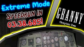 Granny Chapter Two - Extreme Mode Helicopter Escape Glitchless Speedrun in 3:38.685! (WR)