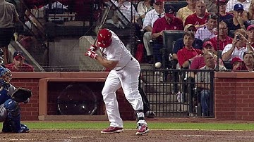 LAD@STL: Holliday plunked by Kershaw pitch in the 4th