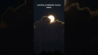 Luna llena 27 agosto 2026, Valdoviño, Coruña, Galicia