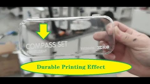 High Speed Automatic Screen Printing Machine/Printer with UV Curing Online  for Compass Set Case