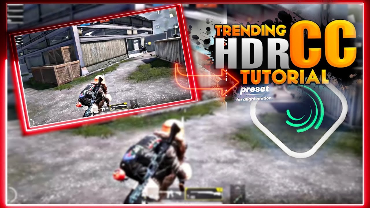 👉ALIGHT MOTION HDR CC WITH Flicker CC FOR PUBG MONTAGE || ALIGHT MOTION PRESET || FREE PRESET