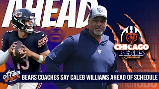 Bears QB Coach Says Caleb Is Ahead of Schedule | Eric Washington Confident In Defense