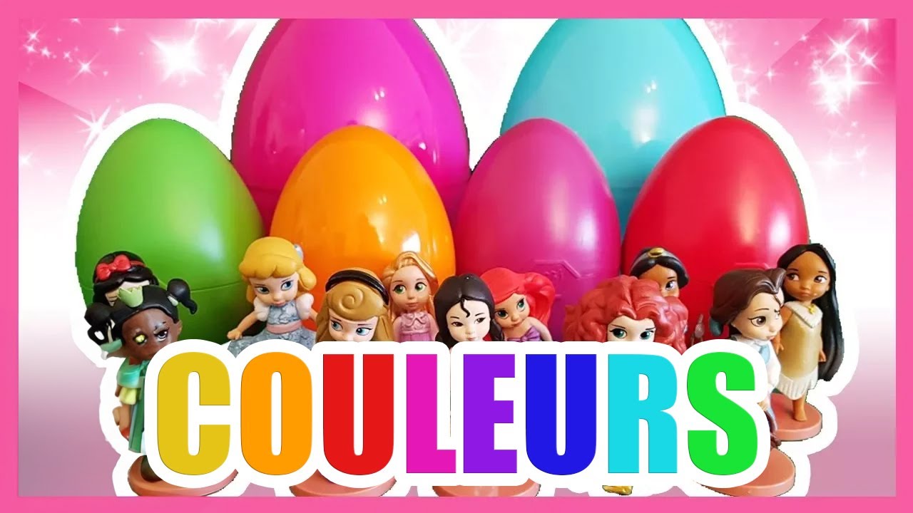 Œufs surprises de COULEURS - Touni - Titounis