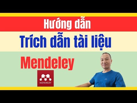 Hướng dẫn trích dẫn tài liệu bằng phần mềm Mendeley | TS. BS. Vũ Duy Kiên