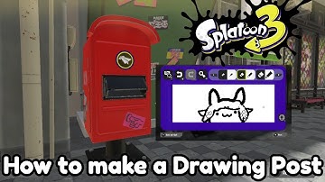 How to make a Regular Drawing /Post in Splatoon 3! | Splatoon 3