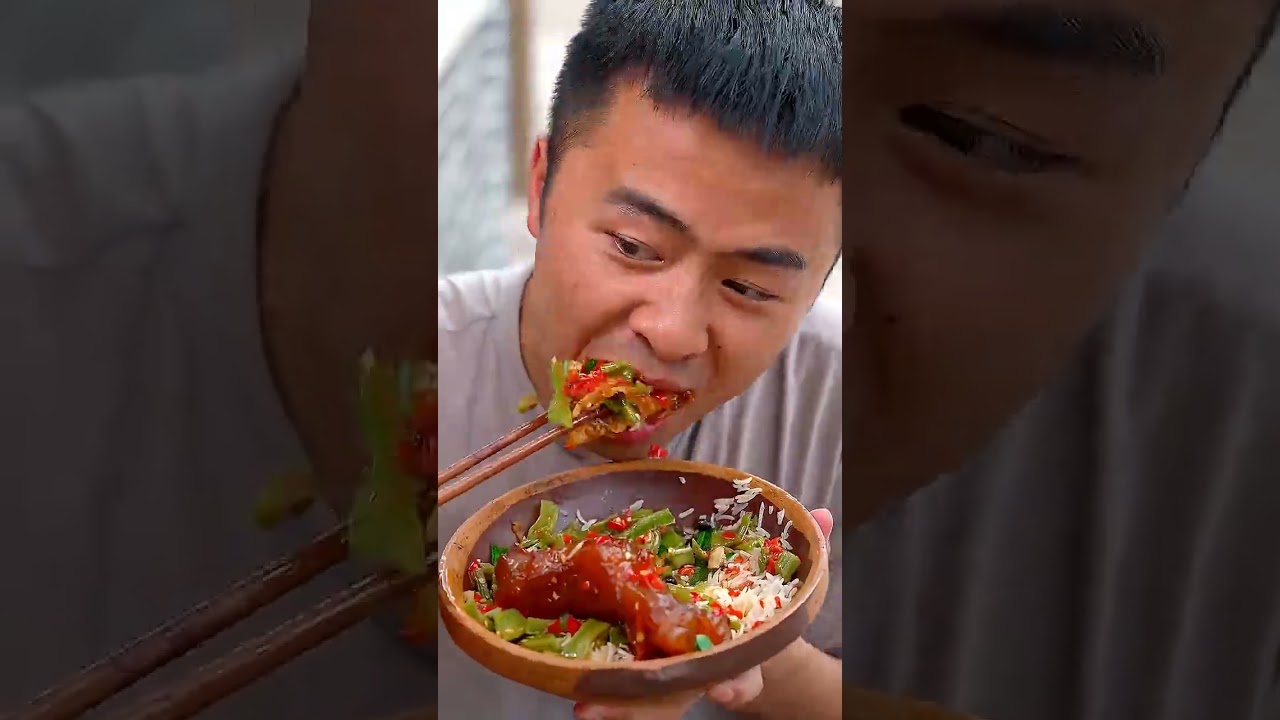 富貴這腦瓜子又嗡嗡的啦～ #food #美食 #cooking #mukbang #foodie #funny #fun #comedy