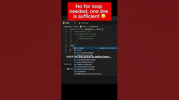 No for loop needed, one line is sufficient to get the even numbers. #coding #javascript