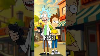 Rick &amp; Morty Resetting Springfield?! 🤯 | #Shorts #simpsons #familyguy
