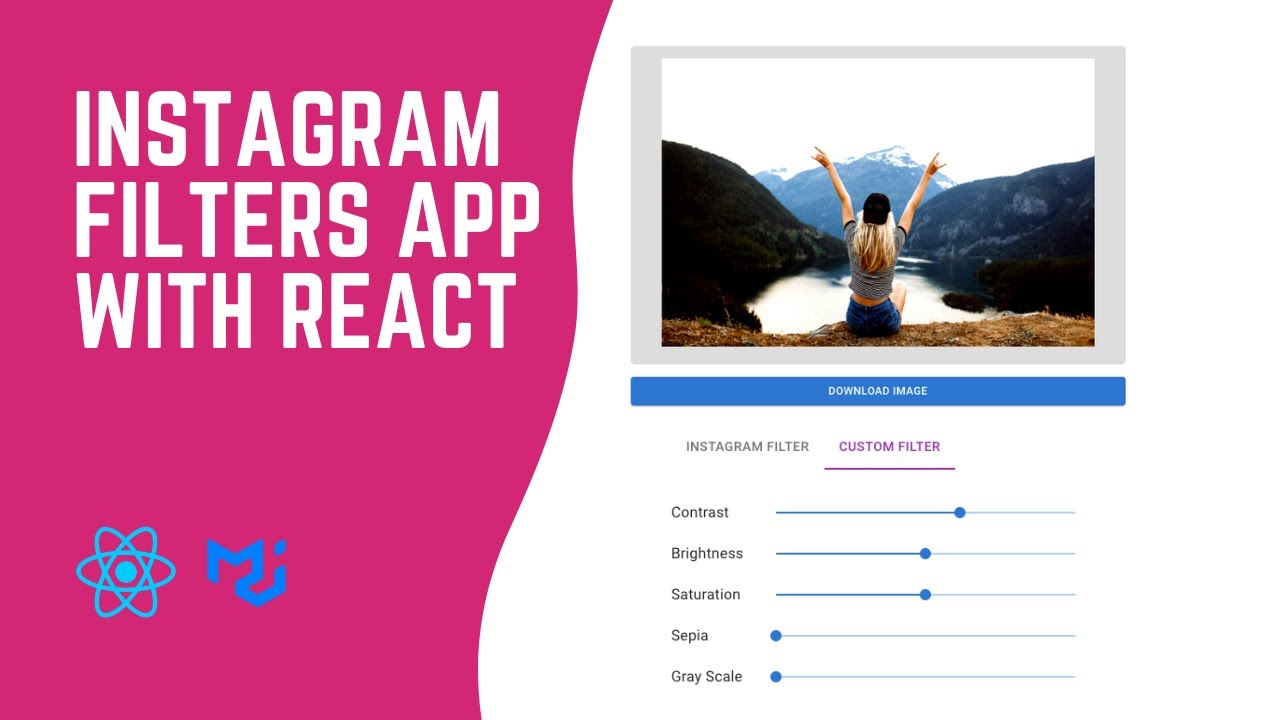 Create Instagram Filters App in React YouTube