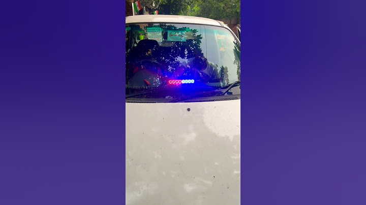 Police light in 3 mode #shorts#sonu #car #accessories