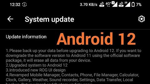 First look of Android 12 🔥 in Asus Rog phone 5 || #asusrog5 #rog5 #trending