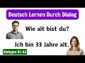 Deutsch Lernen Mit Dialogen A1-A2 | Deutsch Lernen | Deutsch Lernen Für Anfänger