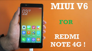 Awesome MIUI 6 for Redmi Note 4G ! - Detailed Install guide ! Everything Explained !