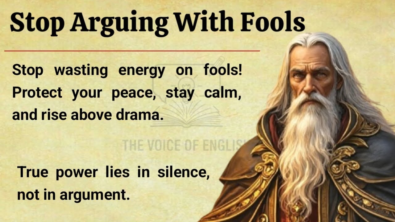 Why arguing with fools destroys your peace ||🔥 Protect Your Energy || and Elevate Your Life