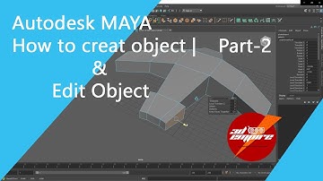 How to create object & edit in Autodesk maya part 2 | maya tutorial