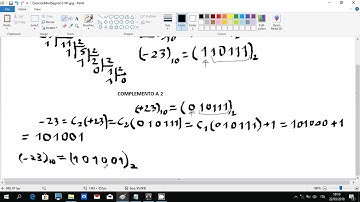 Esercizio: conversione da decimale a binario (modulo e segno e complemento a 2)