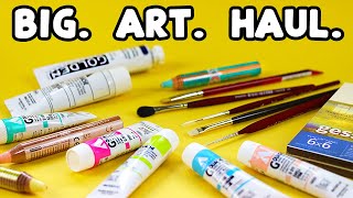 BIG Art Haul \\ Testing Cool New Art Supplies!!!