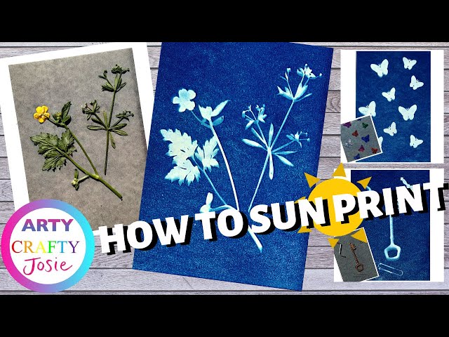 Cyanotype Paper High Sensitivity Sun Print Paper Nature Solar Drawing Paper  Solar Activated Sun Printing Art Paper For Kids Adults Diy Crafts