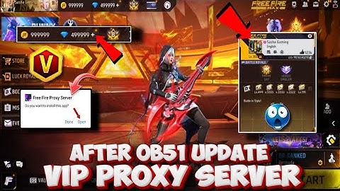 OB51 PROXY SERVER HOW TO DOWNLOAD | GAMEPLAY PROXY SERVER | VIP FFKIPAS BETA PROXY SERVER